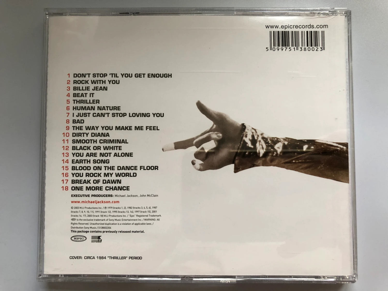 Michael Jackson ‎– Number Ones / Epic ‎Audio CD - Bible in My Language