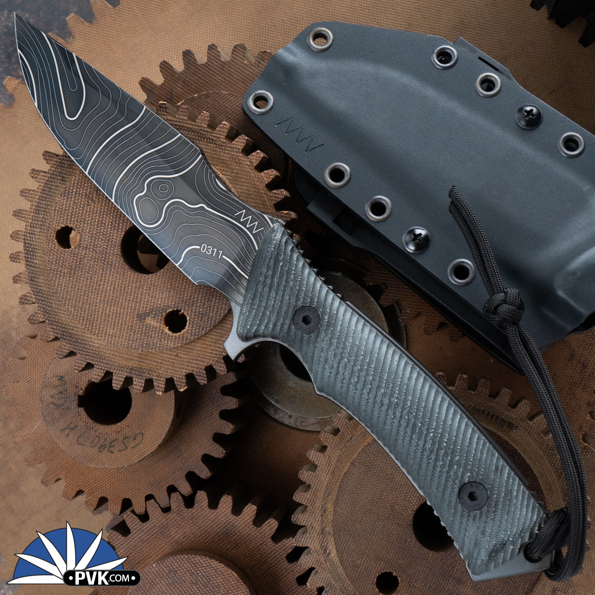 Acta Non Verba Knives M311 Spelter Tactical Knife - PVK