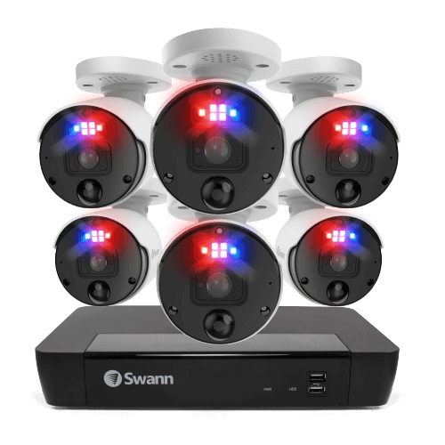 6 Camera 8 Channel 4K Ultra HD Professional NVR Security System