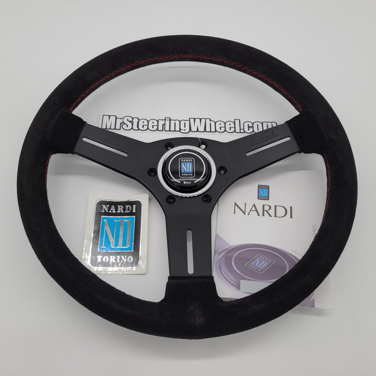 Nardi Competition 330mm Suede Steering Wheel | MrSteeringWheel