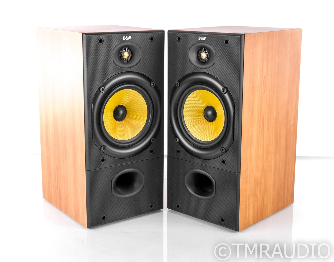 B&W DM602 Bookshelf Speakers; DM-602; Cherry Pair - The Music Room
