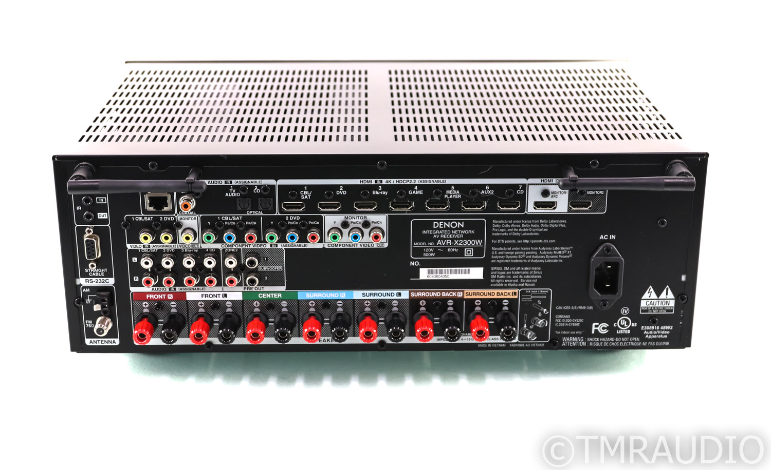 Denon AVR-X2300W 7.2 Channel Home Theater Receiver