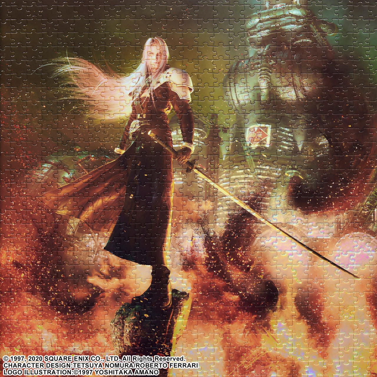 FINAL FANTASY VII REMAKE Premium Jigsaw Puzzle Sephiroth Key Art
