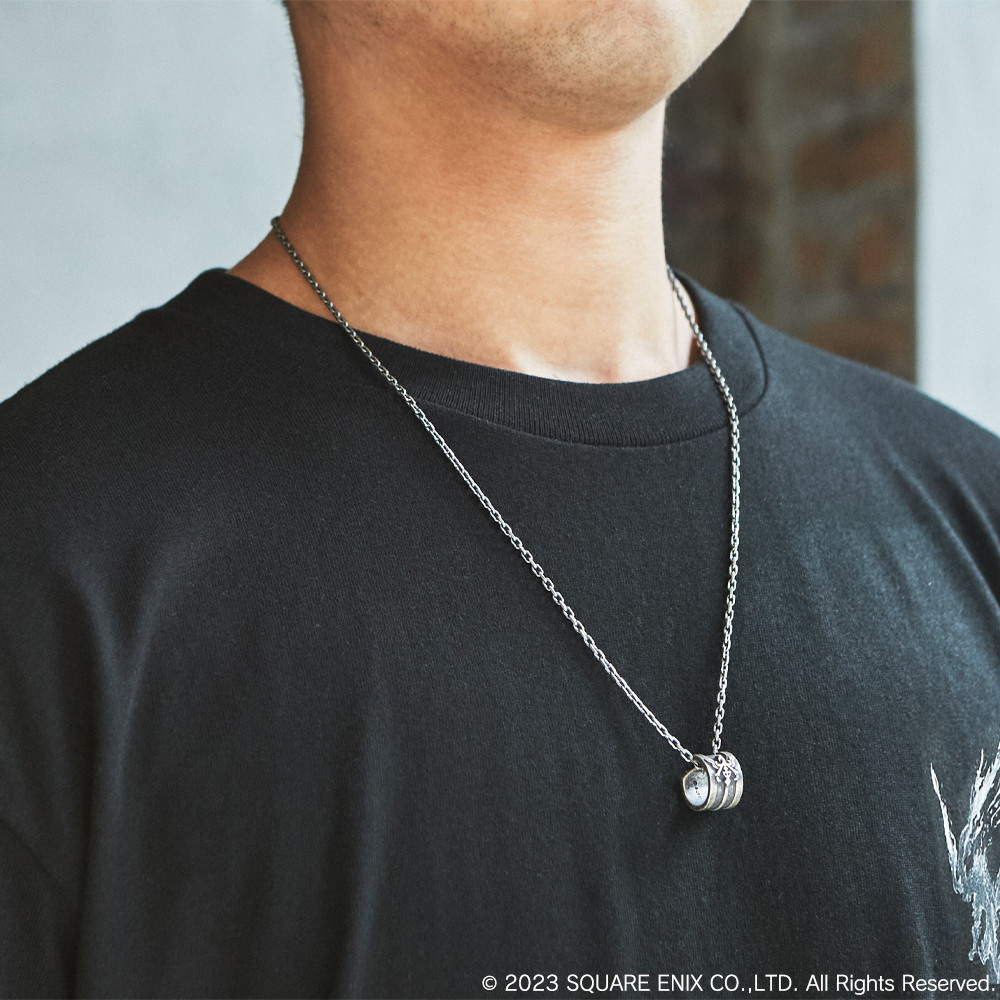 FINAL FANTASY XVI House Rosfield Silver Ear Cuff Pendant | SQUARE