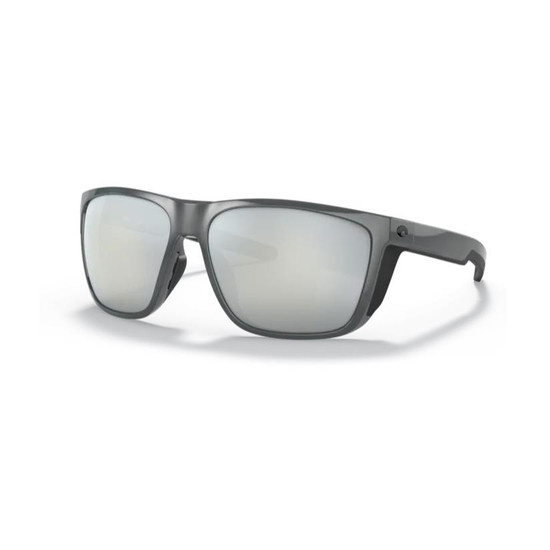 Costa Del Mar Ferg XL - Shiny Gray Frame - 580G Gray Silver Mirror