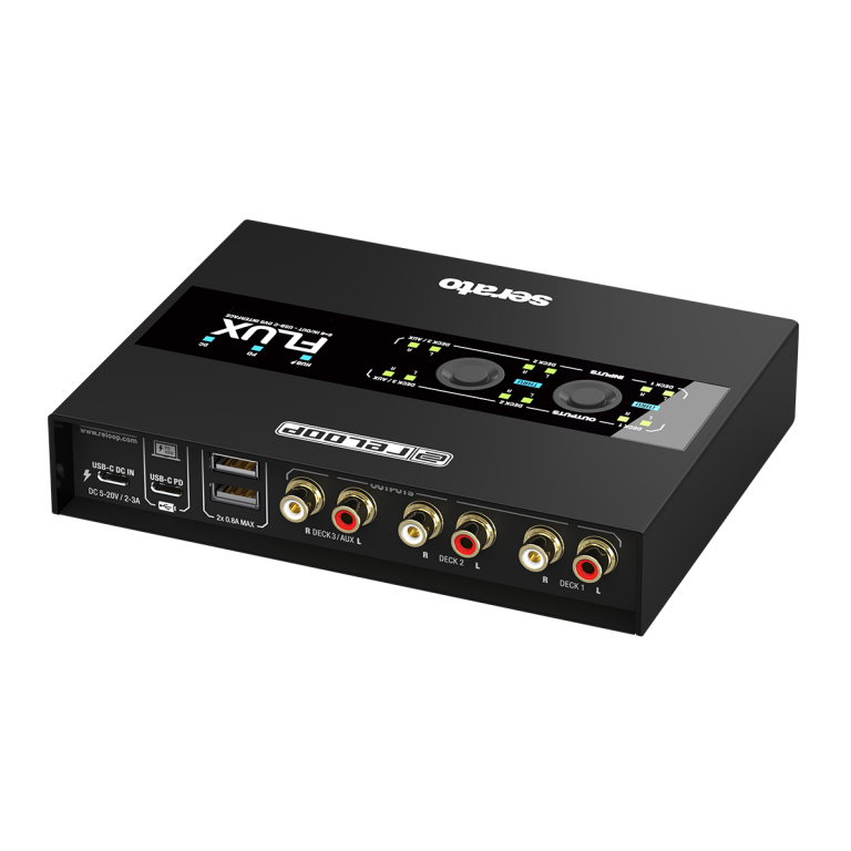 Reloop Flux | 6x6 IN/OUT USB-C DVS Interface for Serato DJ Pro