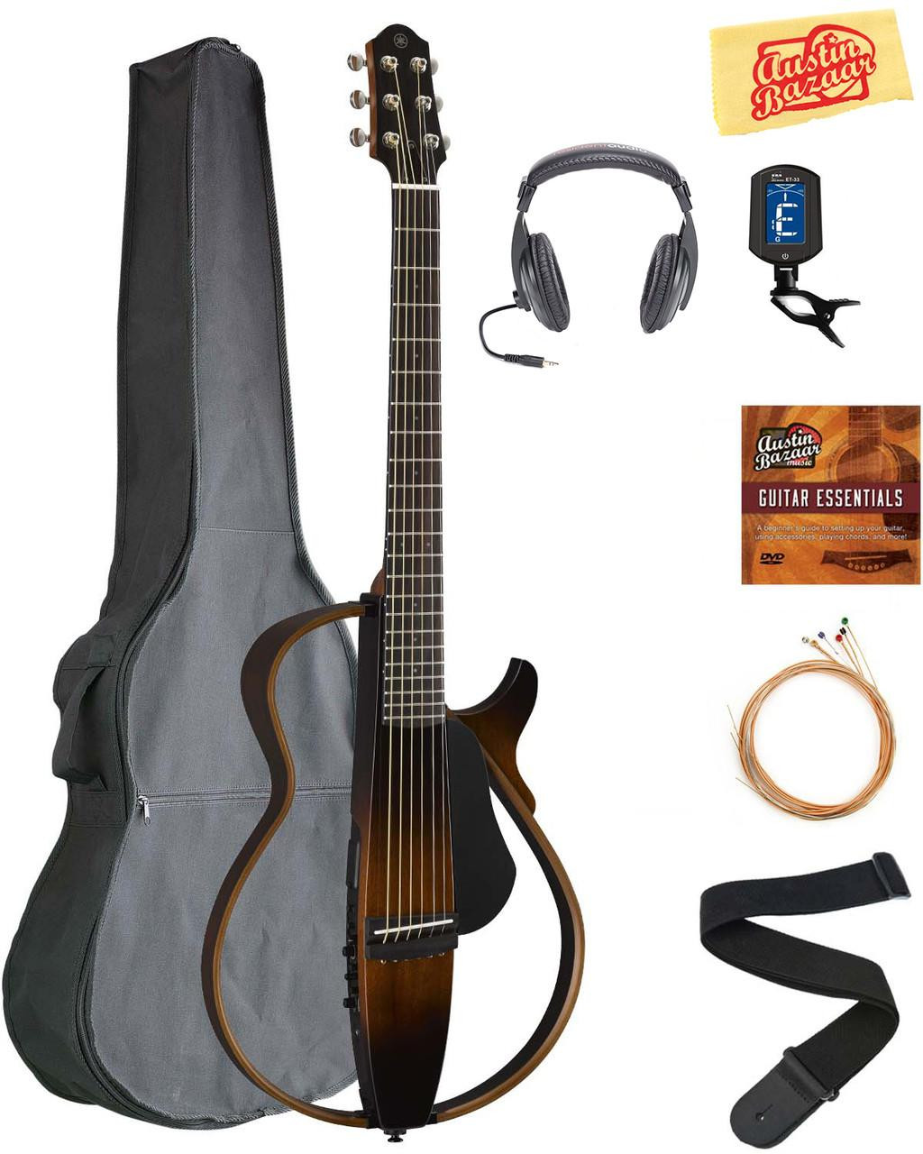 Yamaha SLG200S Steel String Silent Guitar - Tobacco Sunburst w