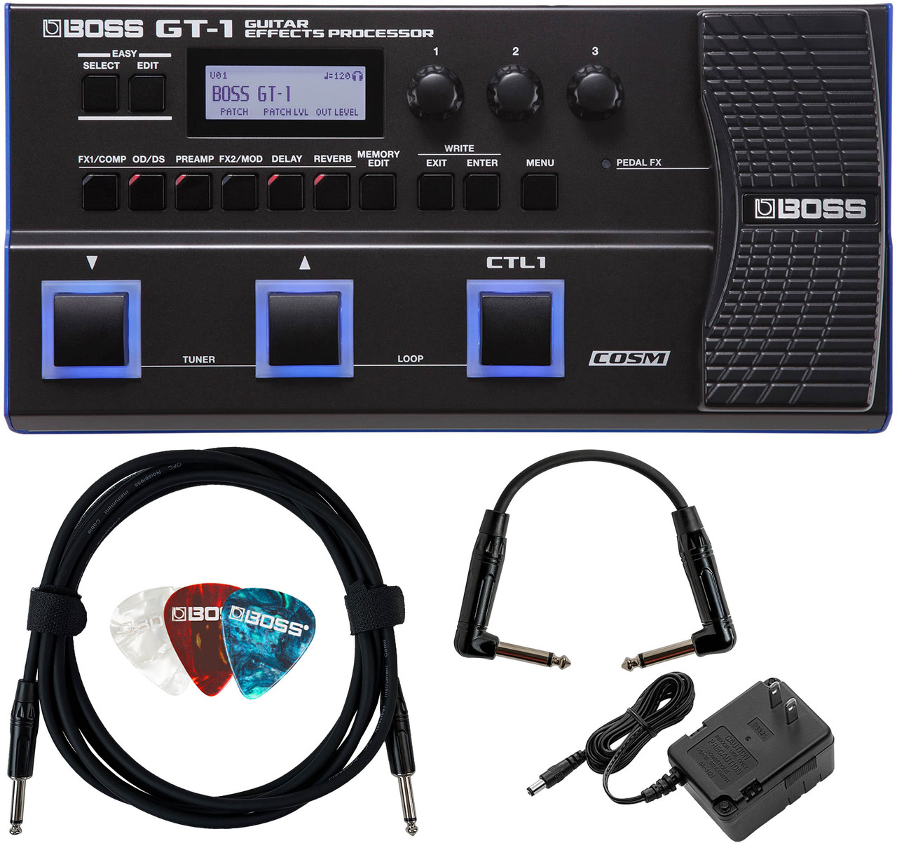 Boss GT-1 Guitar Effects Processor w/ Power Supply