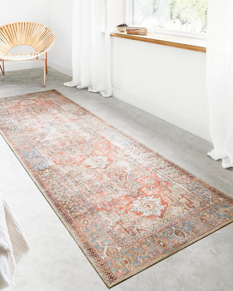 Loloi II Loren LQ-15 Terracotta Sky Area Rug - Carpetmart.com