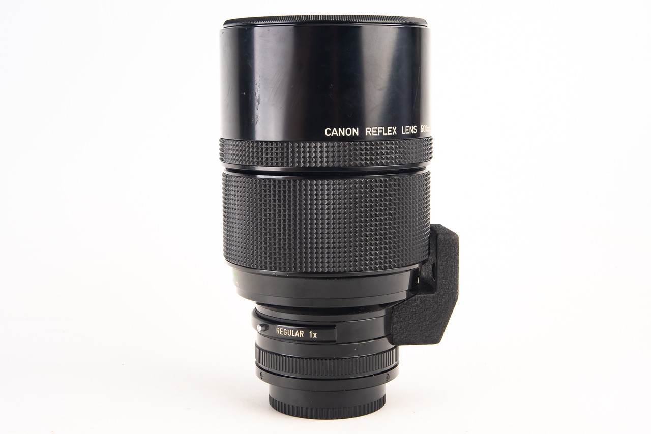 Canon 500mm f/8 Mirror Reflex New FD MF Telephoto Lens with Caps