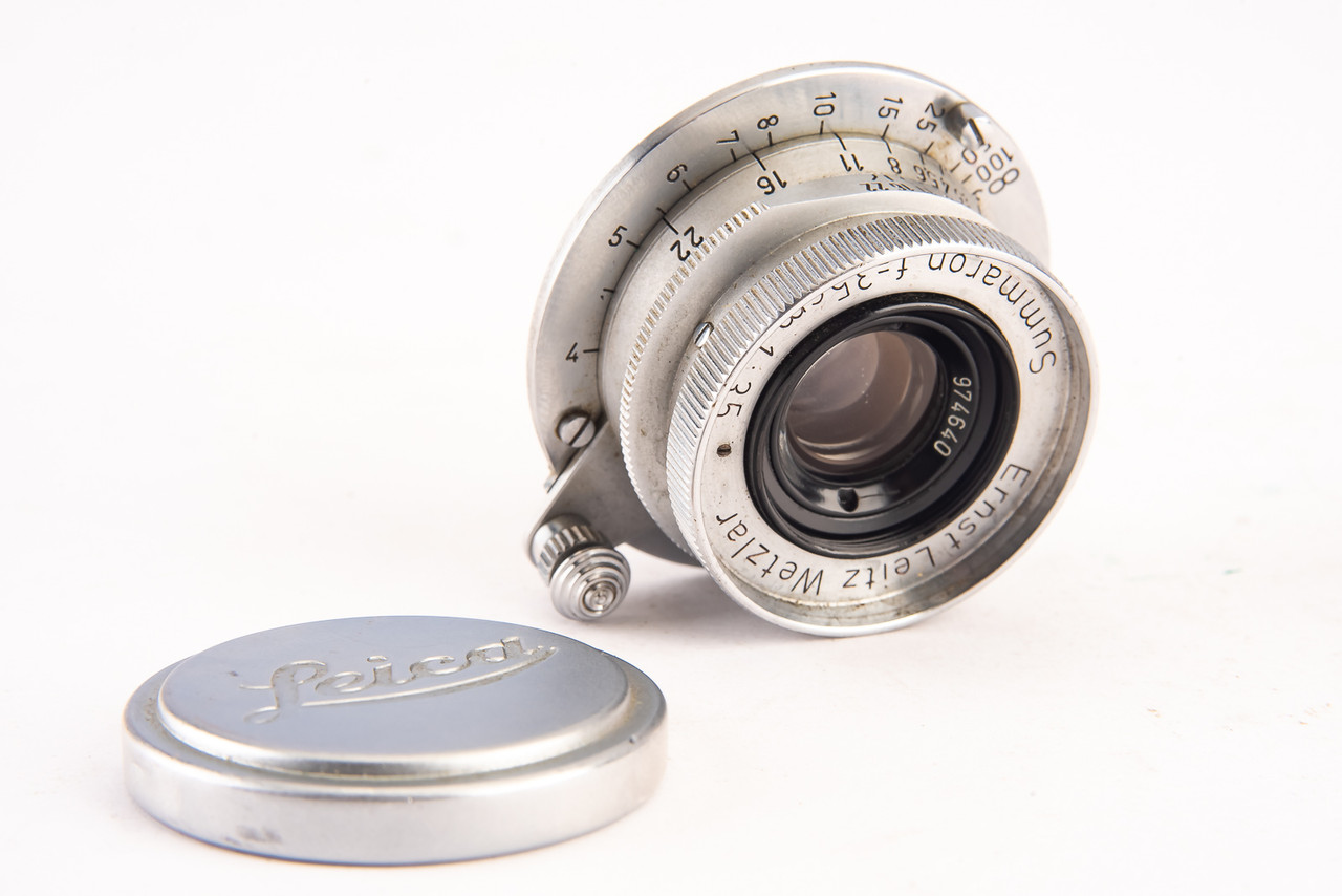 Leica LTM Summaron 3.5cm 35mm f/3.5 Wide Angle Lens with Cap for