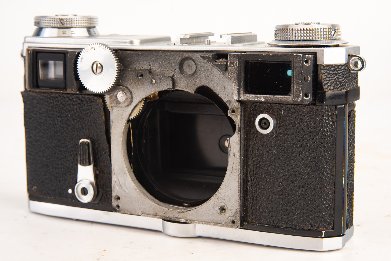 Kiev 2 35mm Rangefinder Camera Body Contax Copy AS-IS for Parts or