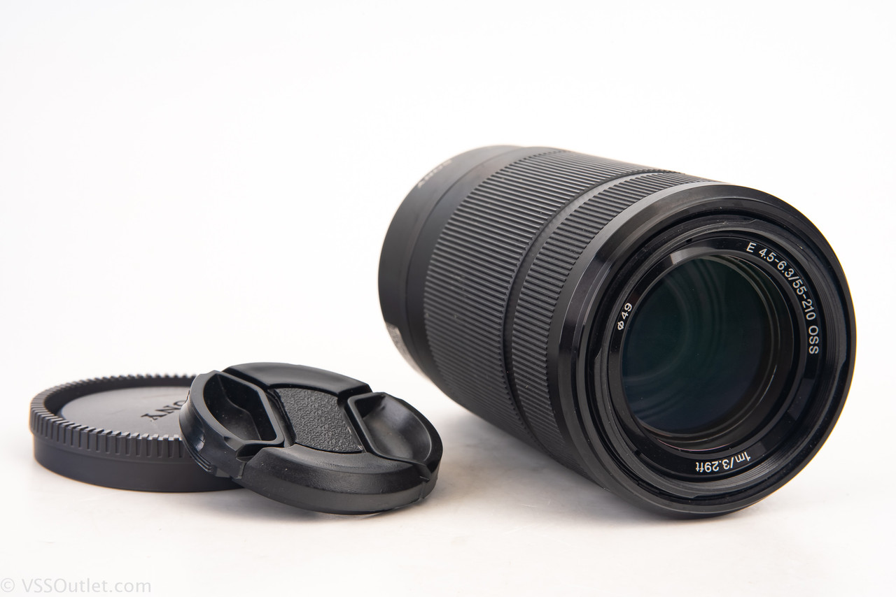 Sony E 55-210mm f/4.5~6.3 OSS Telephoto Zoom AF Lens Black