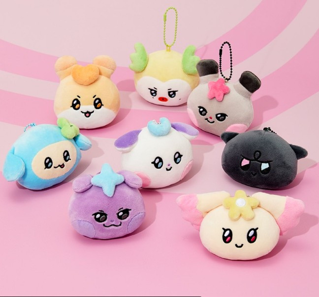 ATEEZ - 'MIGHTEEZ' POP UP MD : FACE PLUSH KEYRING (tyuyo) - interAsia