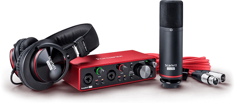 Focusrite Scarlett 2i2 Studio 3rd Gen Complete Recording Bundle