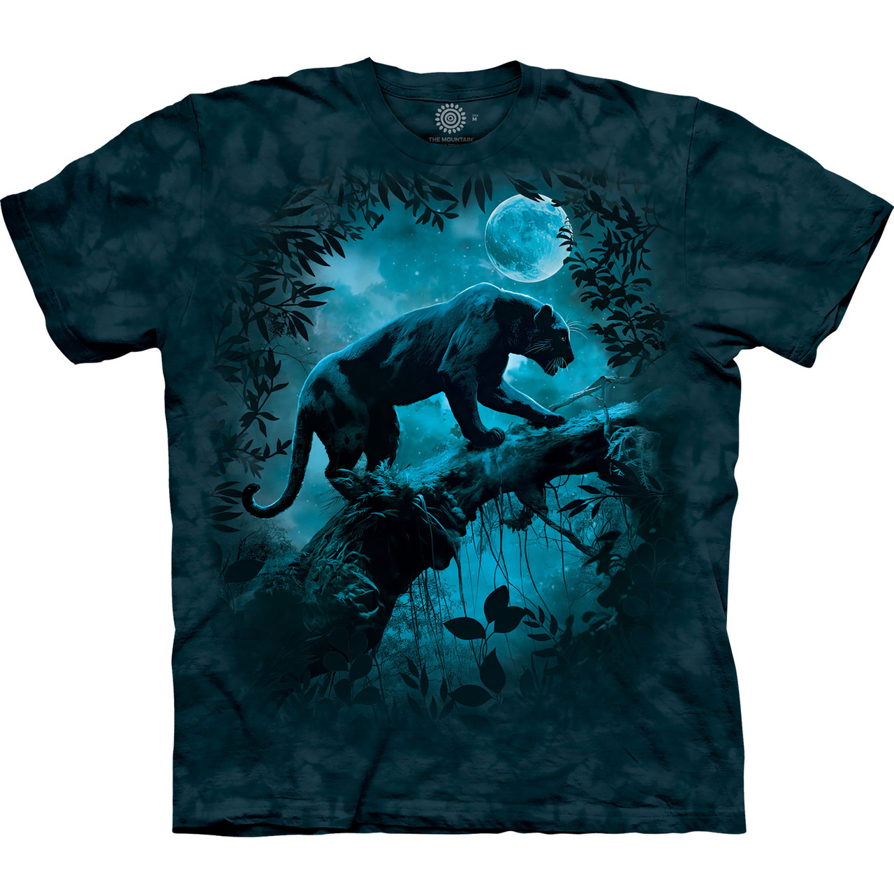 Black Panther Night Classic Cotton T-Shirt | The Mountain Shirts