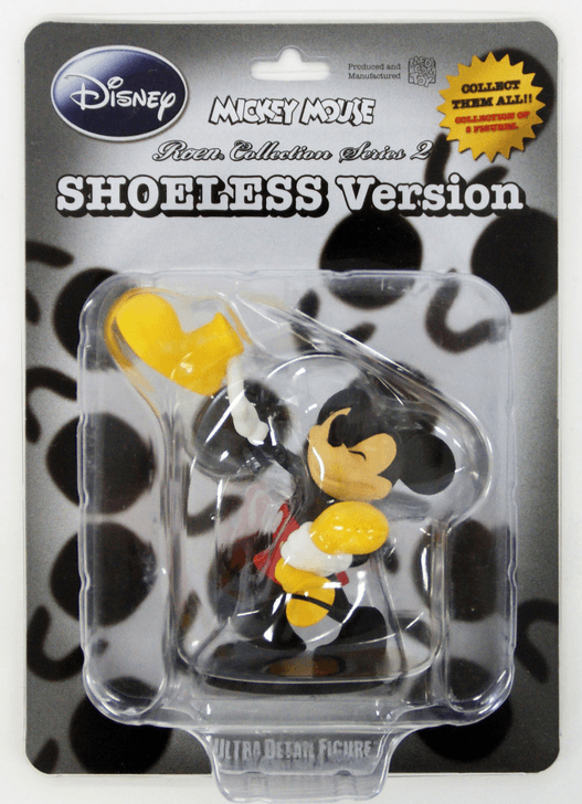 Medicom UDF-127 Ultra Detail Figure Mickey Mouse Shoeless (Roen