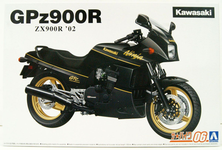 The Bike 1/12 Kawasaki GPZ900R Ninja 2002 Plastic Model Kit