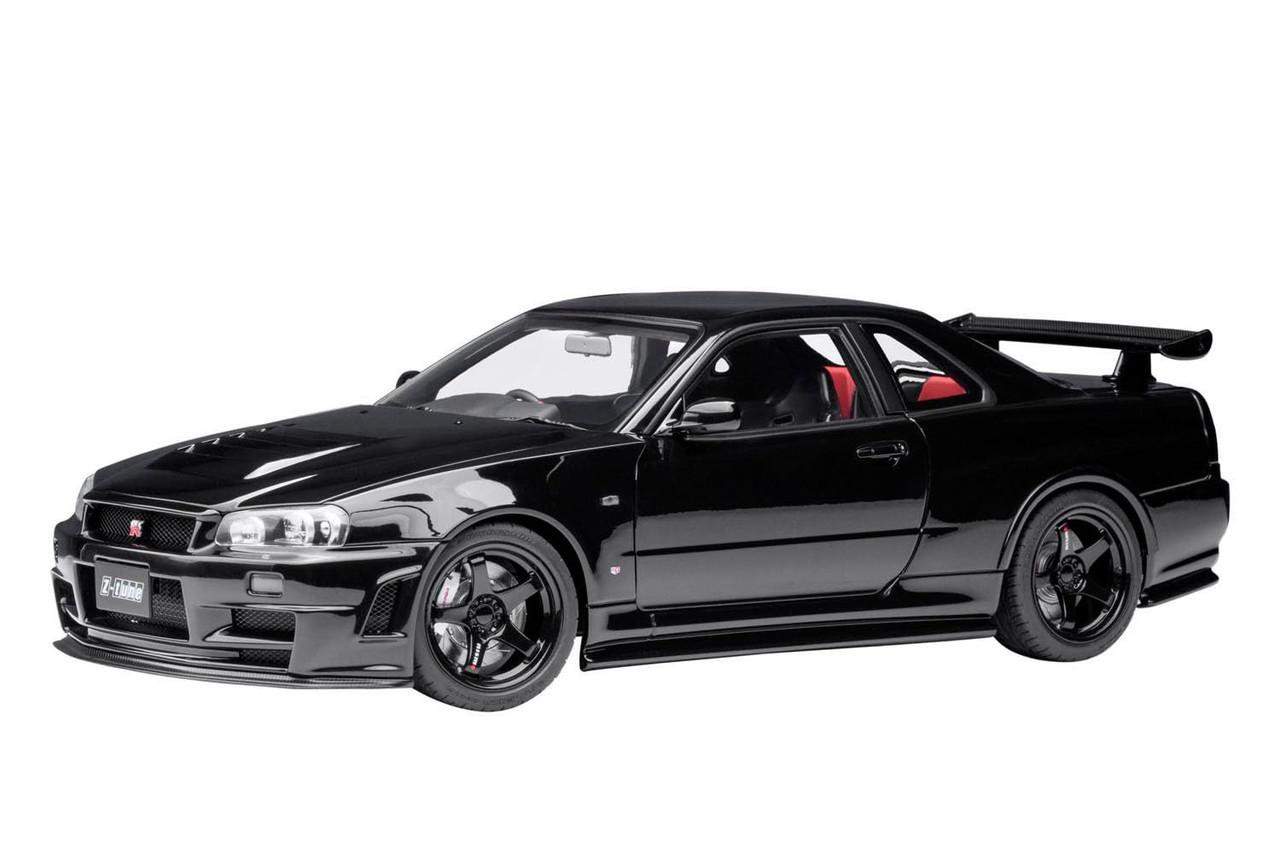 1/18 NISMO R34 GT-R Z-tune (Black Pearl) Finished Model