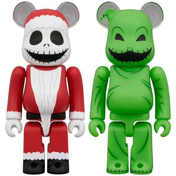 BE@RBRICK Santa Jack & Oogie Boogie 2pcs Set 