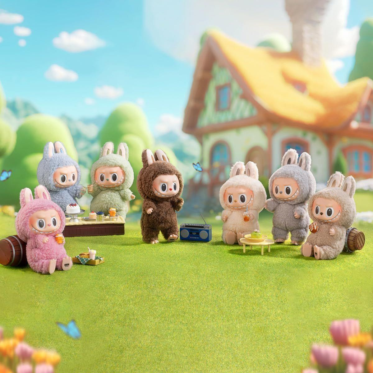 THE MONSTERS Exciting Macaron Plush Series (SINGLE RANDOM BOX)