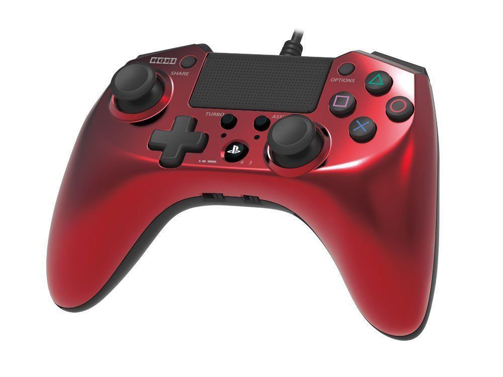 PS4 Horipad FPS Plus Wired Controller Playstation 4 Red