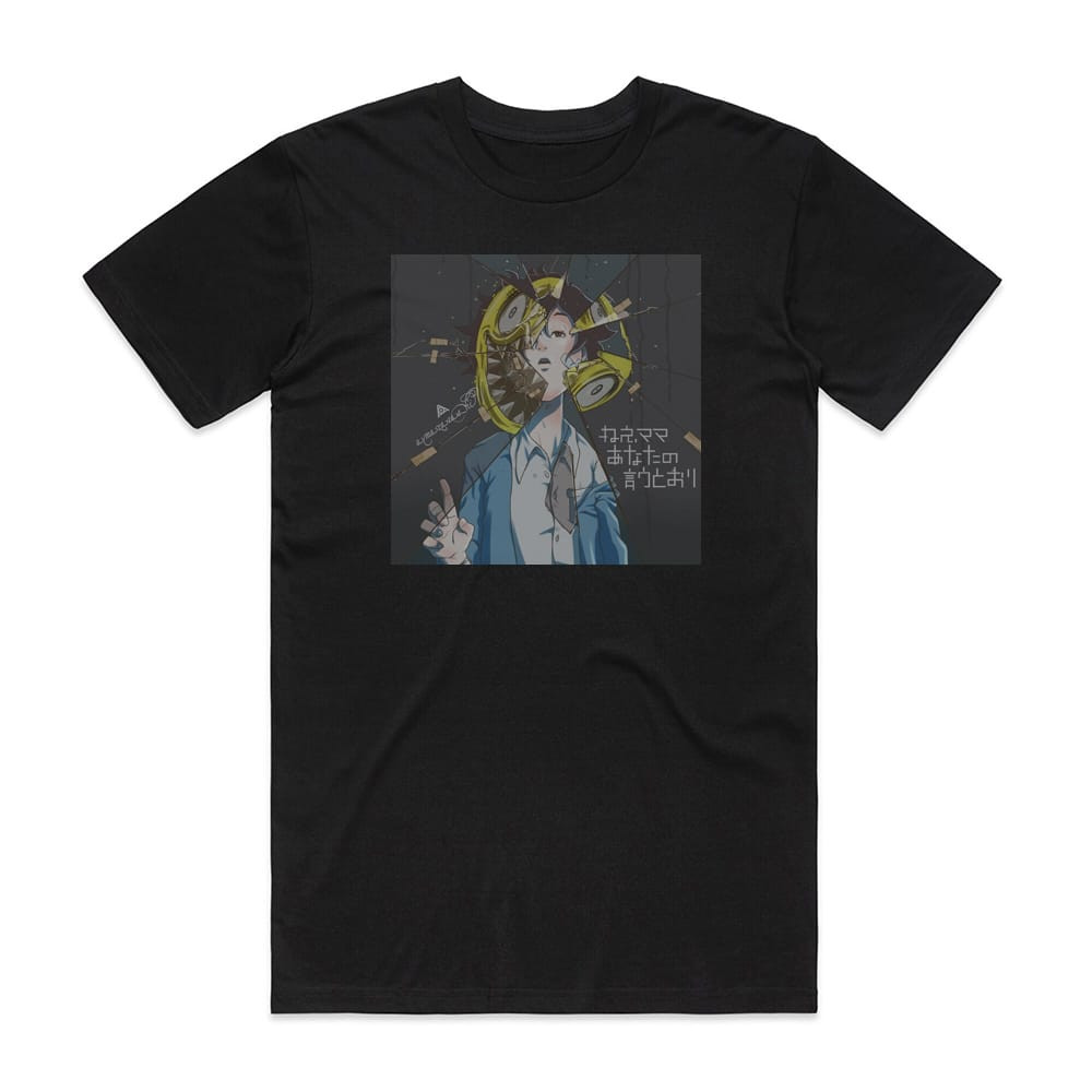amazarashi 1 Album Cover T-Shirt Black