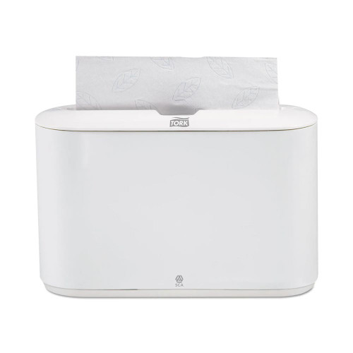 White Tork Xpress Countertop Towel Dispenser | Minimalist Design