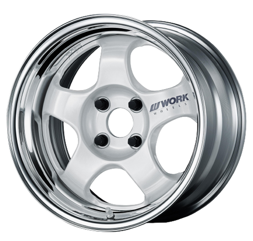 Work Meister S1 2P 4x100 15x8+0 A Disk White - Threepieceus