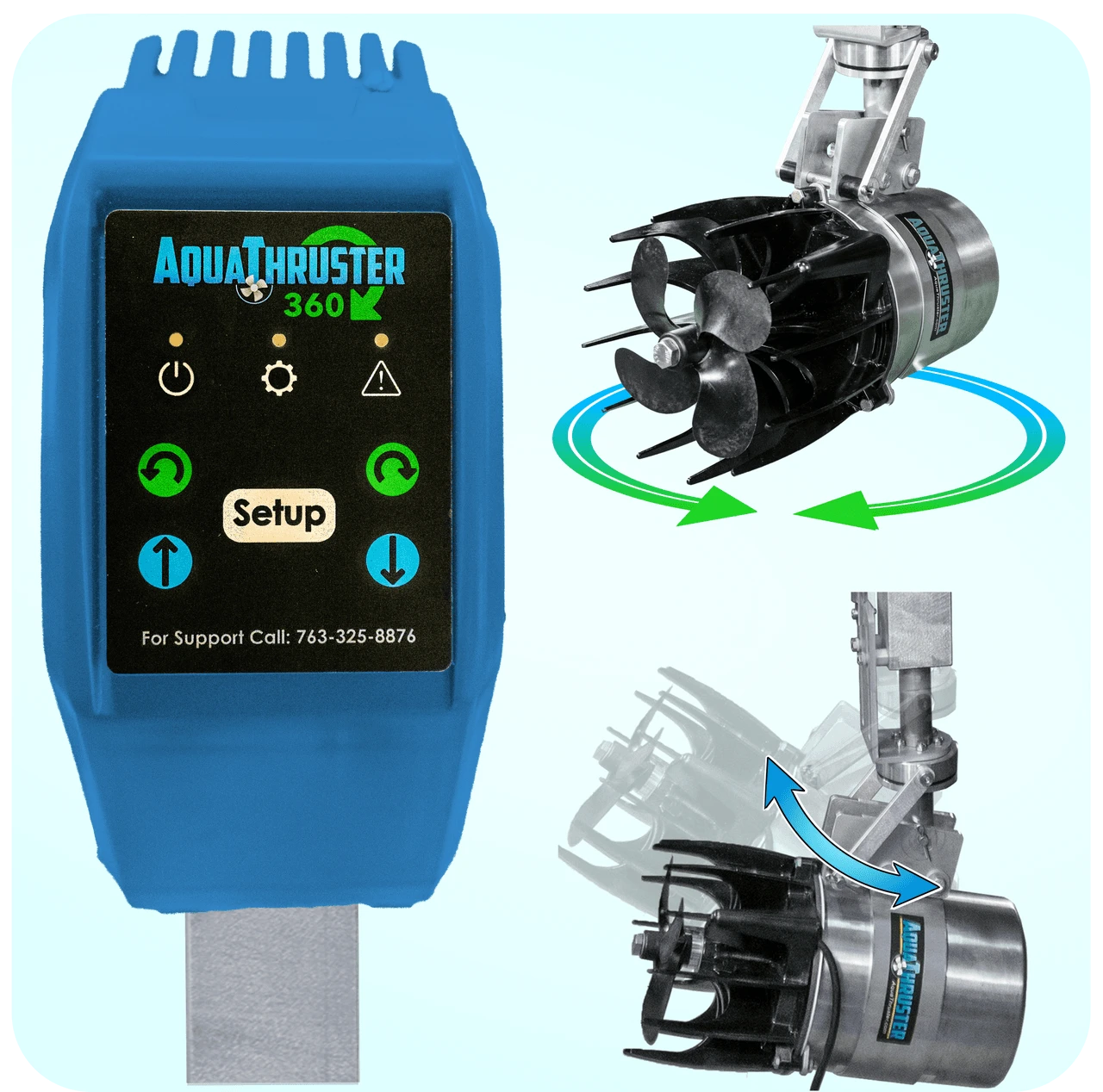 AquaThruster™ Nexa 360 | Lake Muck Blower | Underwater Fan