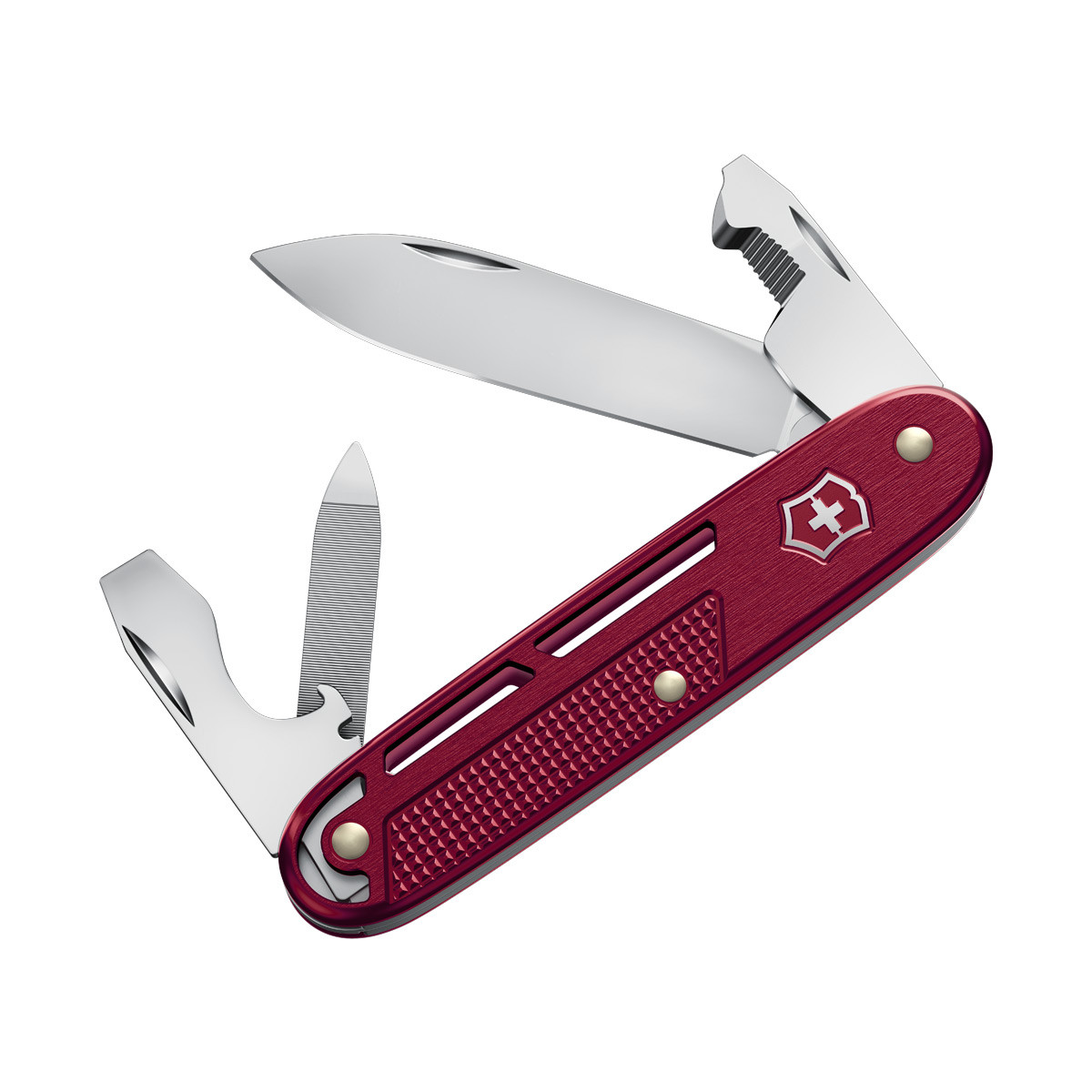 Victorinox Refined Alox Collection Synergy Folding Multi-Tool Red