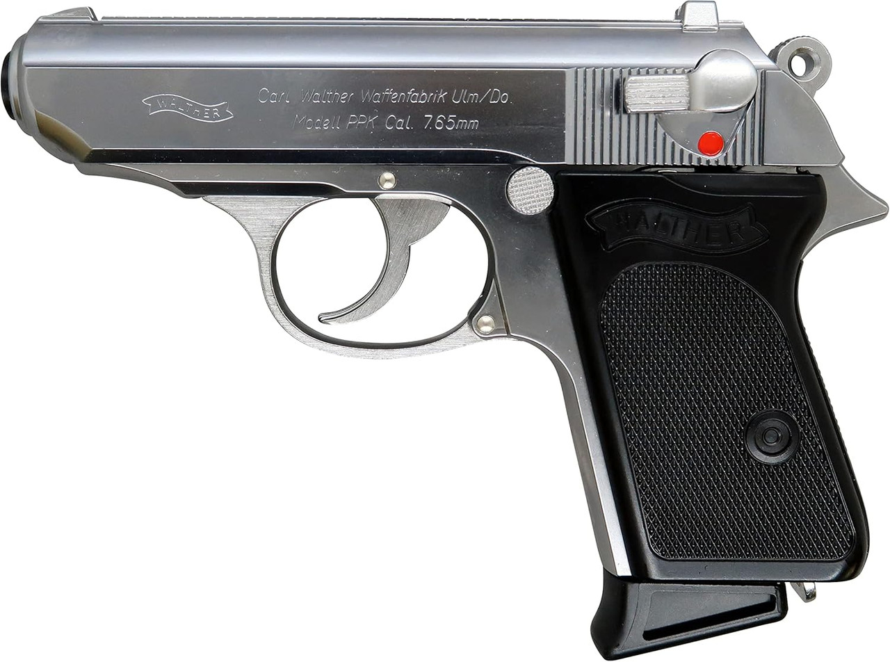 Marushin Walther PPK Silver ABS Model Gun Finished Firing Type