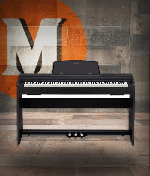 Casio PX-770BK Privia Series 88-Key Weighted Key Piano Console