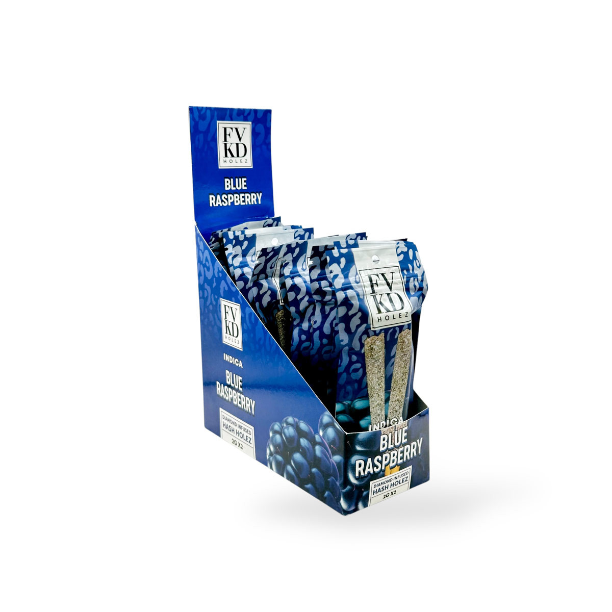 FVKD Holez Diamond Infused Hash Pre-Roll Blue Raspberry 2g