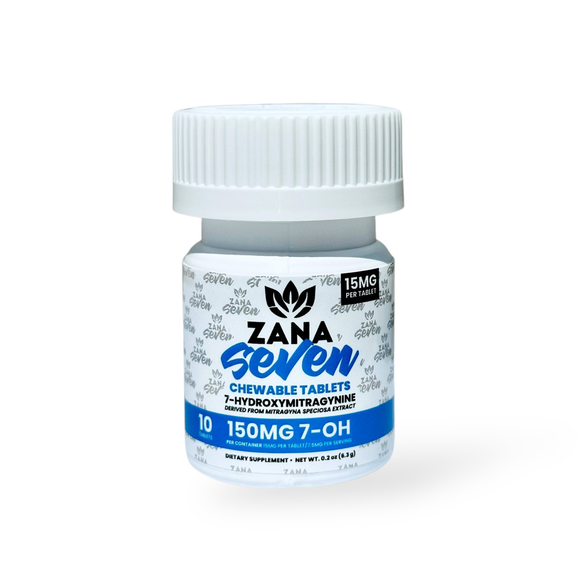 Zana Seven 7-OH Chewable Kratom Tablets 15mg Per Tablet