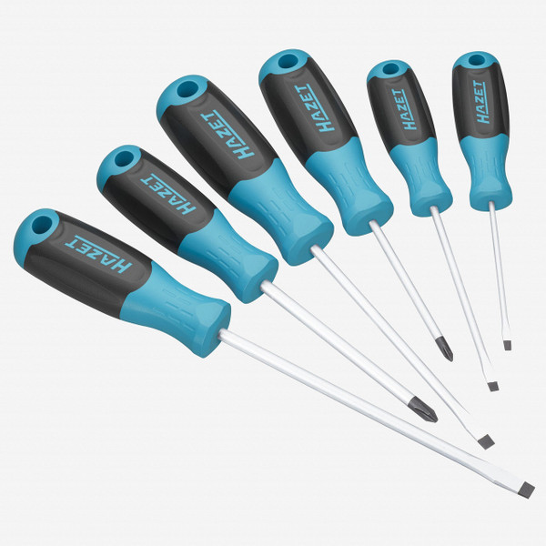 Hazet 811S/5 Slotted and Phillips Screwdriver Set with 3K Handles