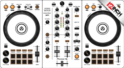 Pioneer DDJ-FLX4 Skinz - Metallics - 12inchSkinz