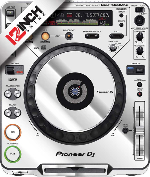 Pioneer CDJ-800MK2 Skinz (Single)- Metallics - 12inchSkinz