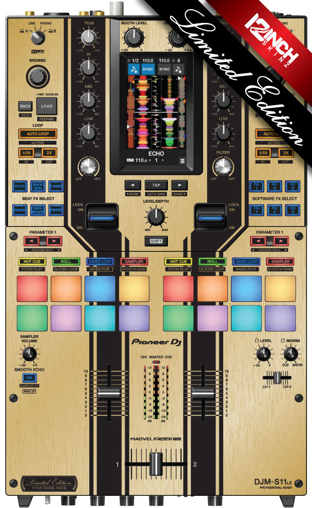 Pioneer DJM-S11 - Metallics (Limited Edition) - 12inchSkinz