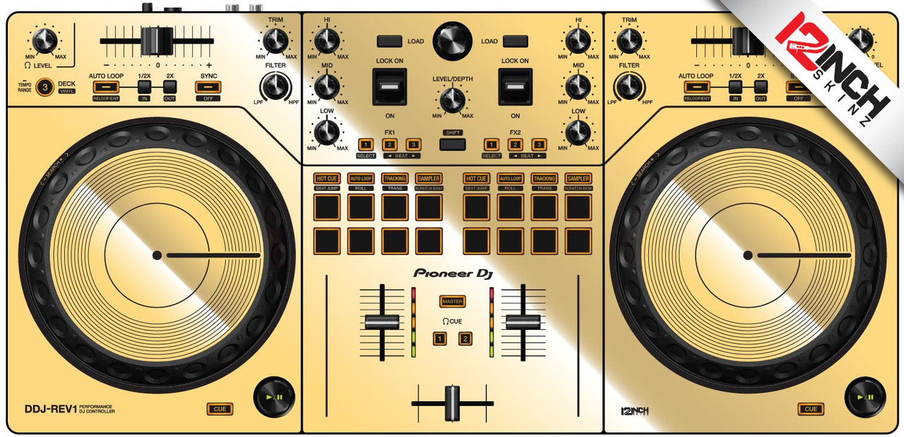 Pioneer DDJ-REV1 Skinz - Metallics - 12inchSkinz