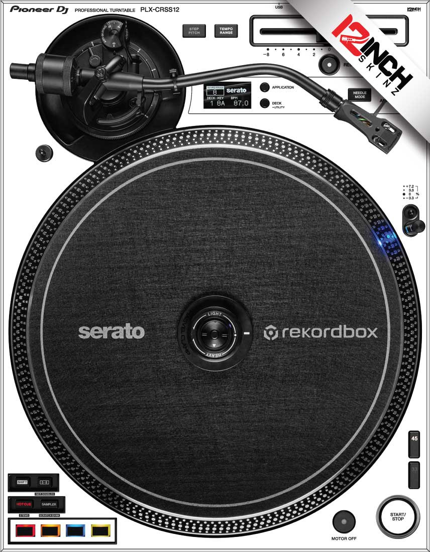 Pioneer PLX-CRSS12 Adhesive Skinz (SINGLE) - Colors - 12inchSkinz