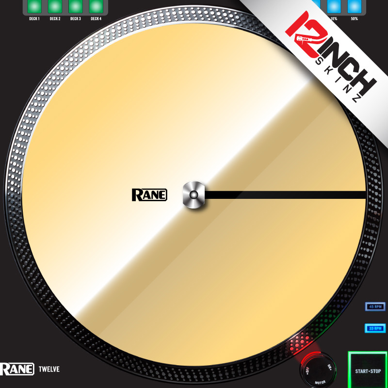 Control Disc System (SINGLE) Rane Twelve MK1 & MK2 - Cue Metallics