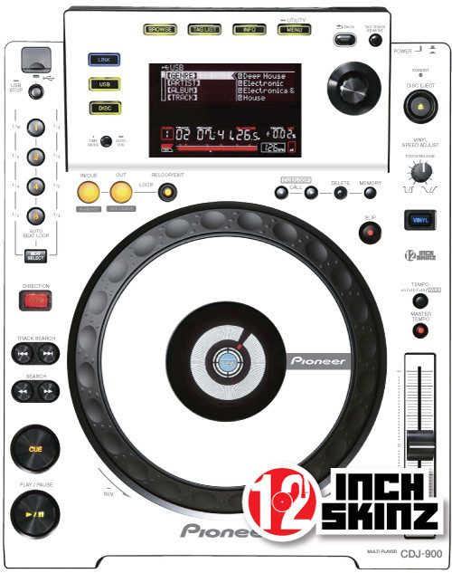 Pioneer CDJ-900 Skinz (PAIR) - COLORS - 12inchSkinz