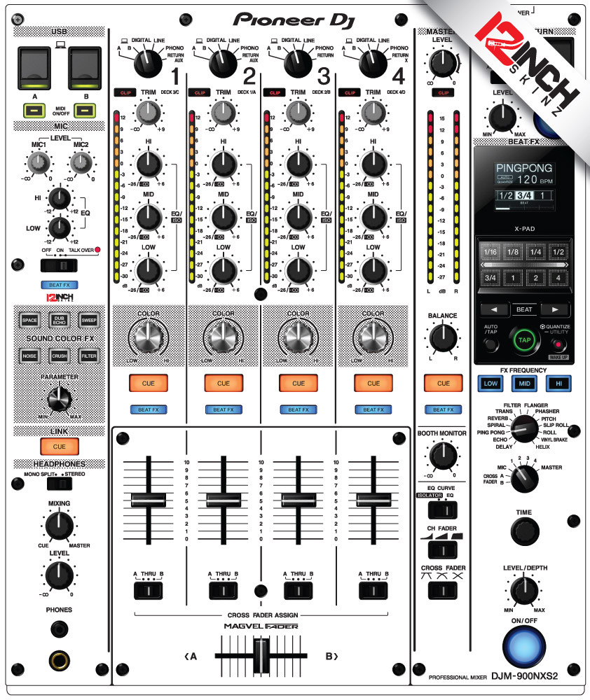 Pioneer DJM-900NXS2 (AlphaTheta修理済み完動品) Pioneer DJM-900NXS2