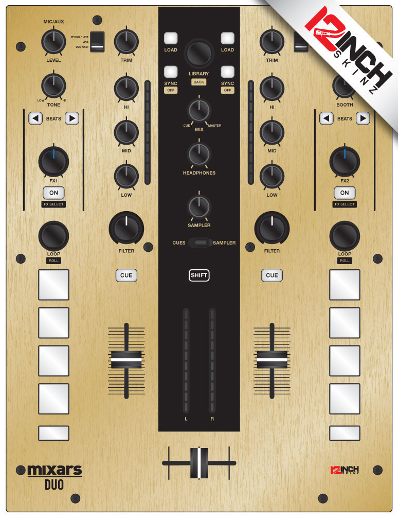 Mixars Duo Skinz Magnetic - Metallics - 12inchSkinz