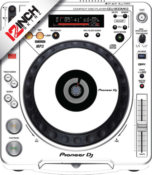 Pioneer CDJ-800MK2 Skinz (SINGLE) - Colors - 12inchSkinz