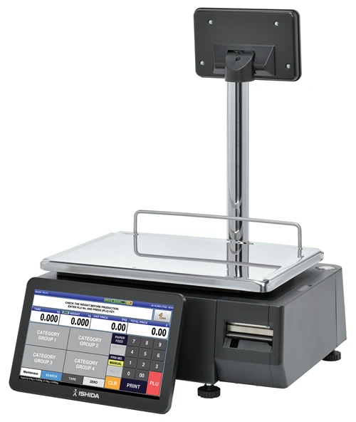 Rice Lake Ishida Uni-8 POLE Price Computing Scale with Printer and