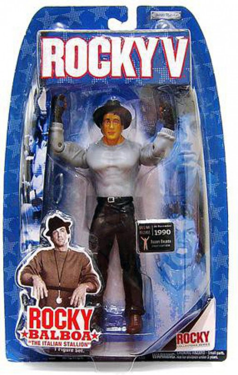Rocky V Series 5 Rocky Balboa Action Figure Street Gear Jakks