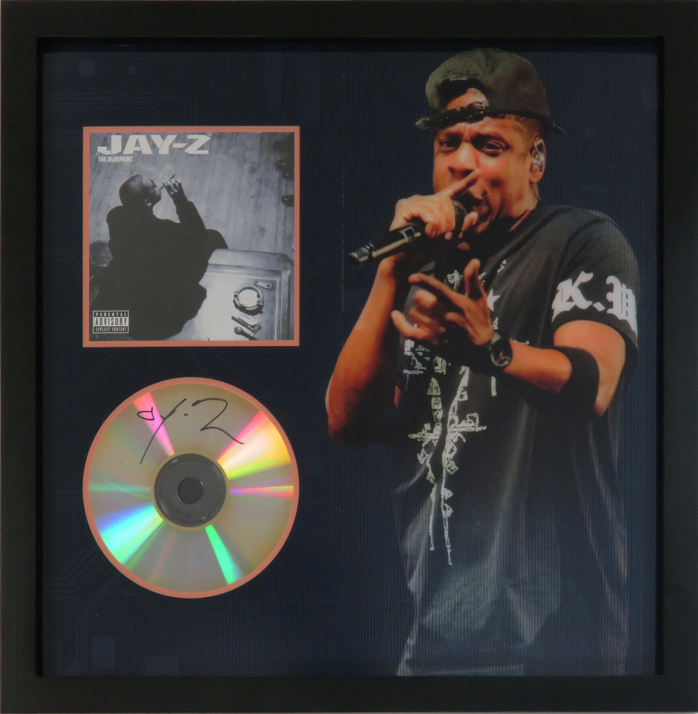 Jay-Z Signed CD – Matted & Framed Hip-Hop Collectible | JSA