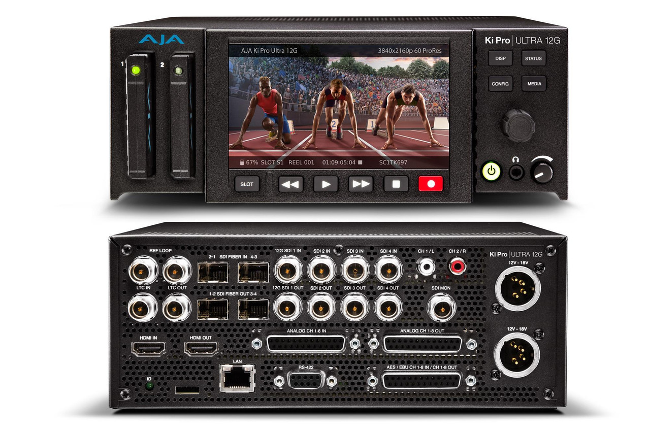 DEMO AJA Ki Pro Ultra 12G 4K/UltraHD/HD Recorder / Player. 12G-SDI